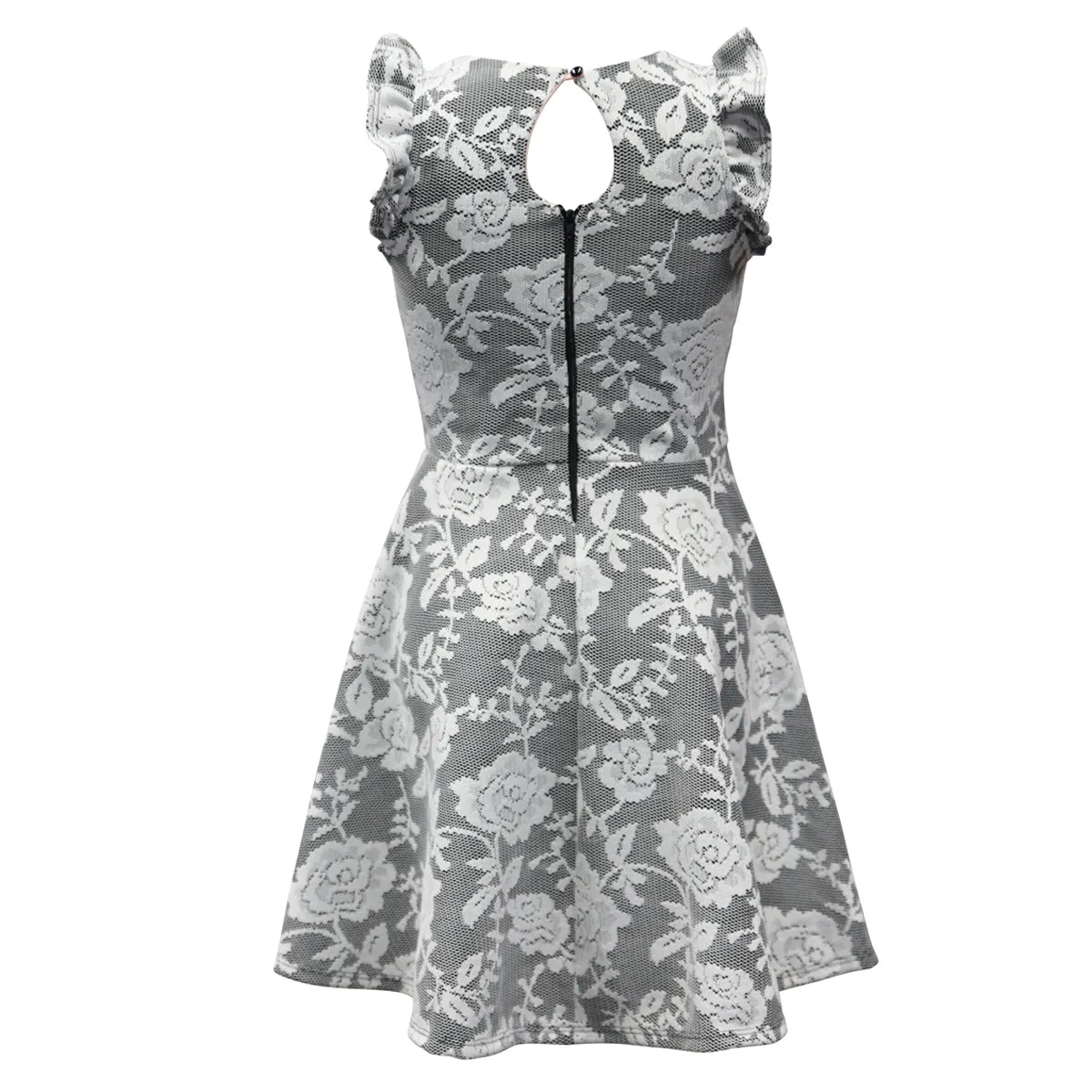 Tween Skater Dress with Keyhole