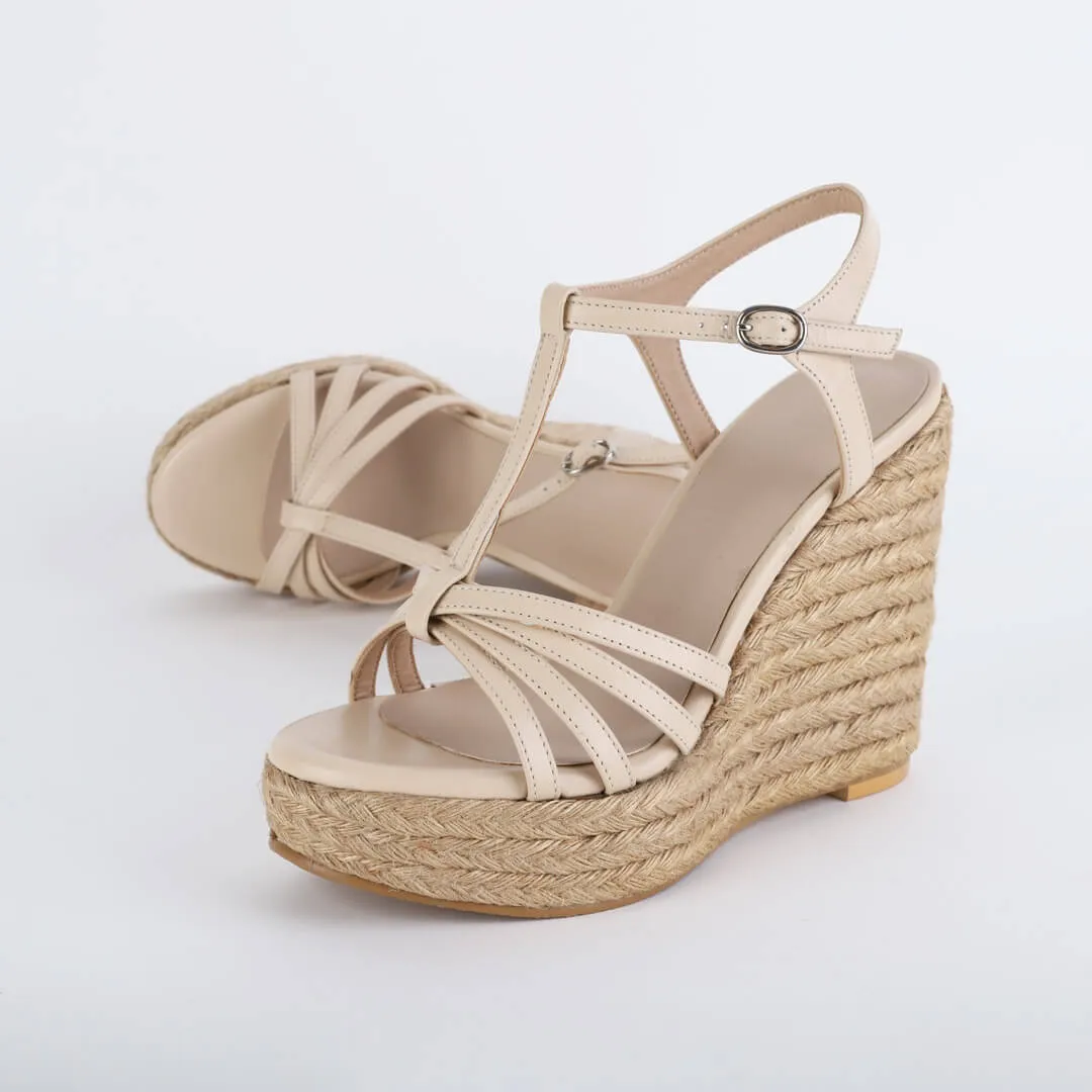 *UK size 1 - New Amelia - light beige, 11cm heels