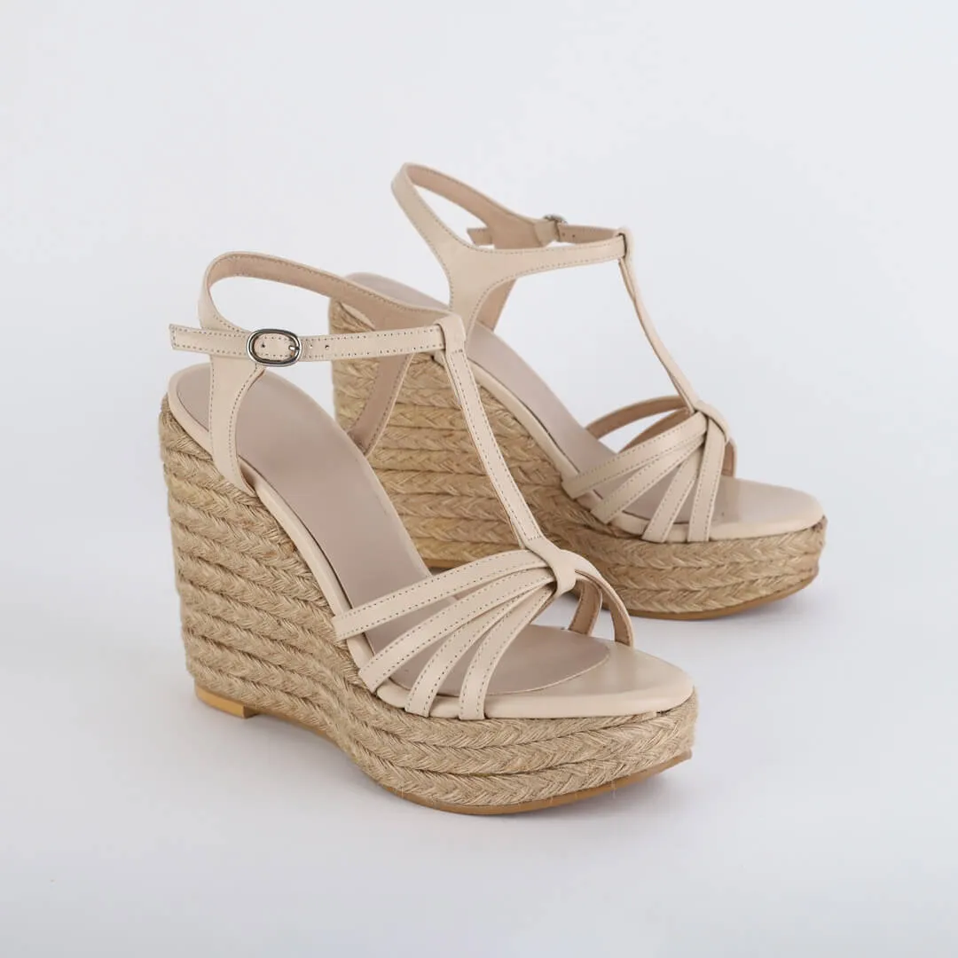 *UK size 1 - New Amelia - light beige, 11cm heels