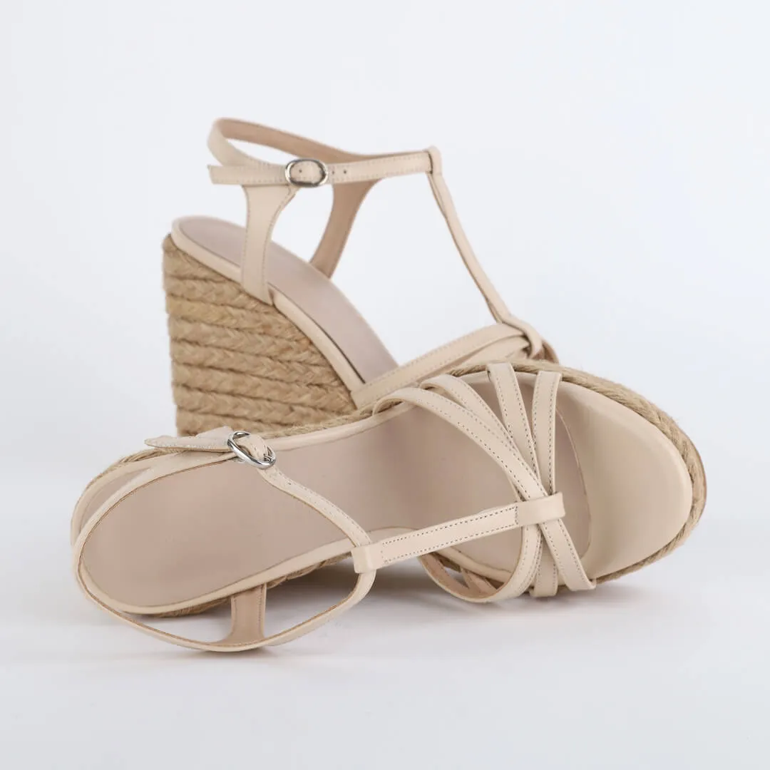 *UK size 1 - New Amelia - light beige, 11cm heels