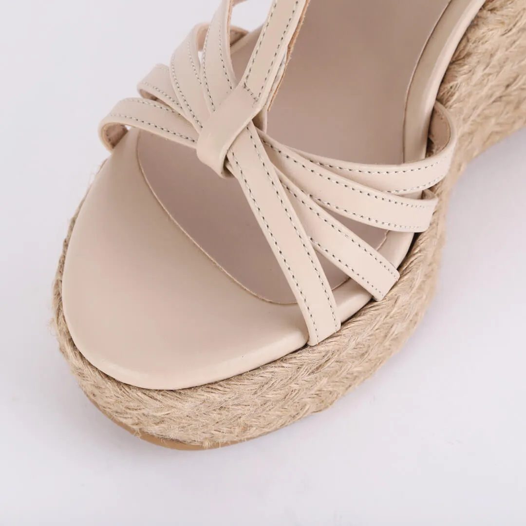 *UK size 1 - New Amelia - light beige, 11cm heels