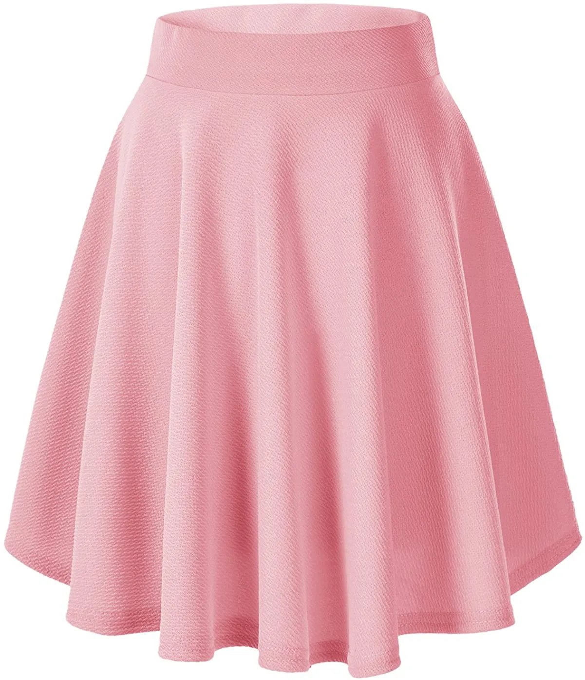 Urban CoCo Women's Basic Versatile Stretchy Flared Casual Mini Skater Skirt