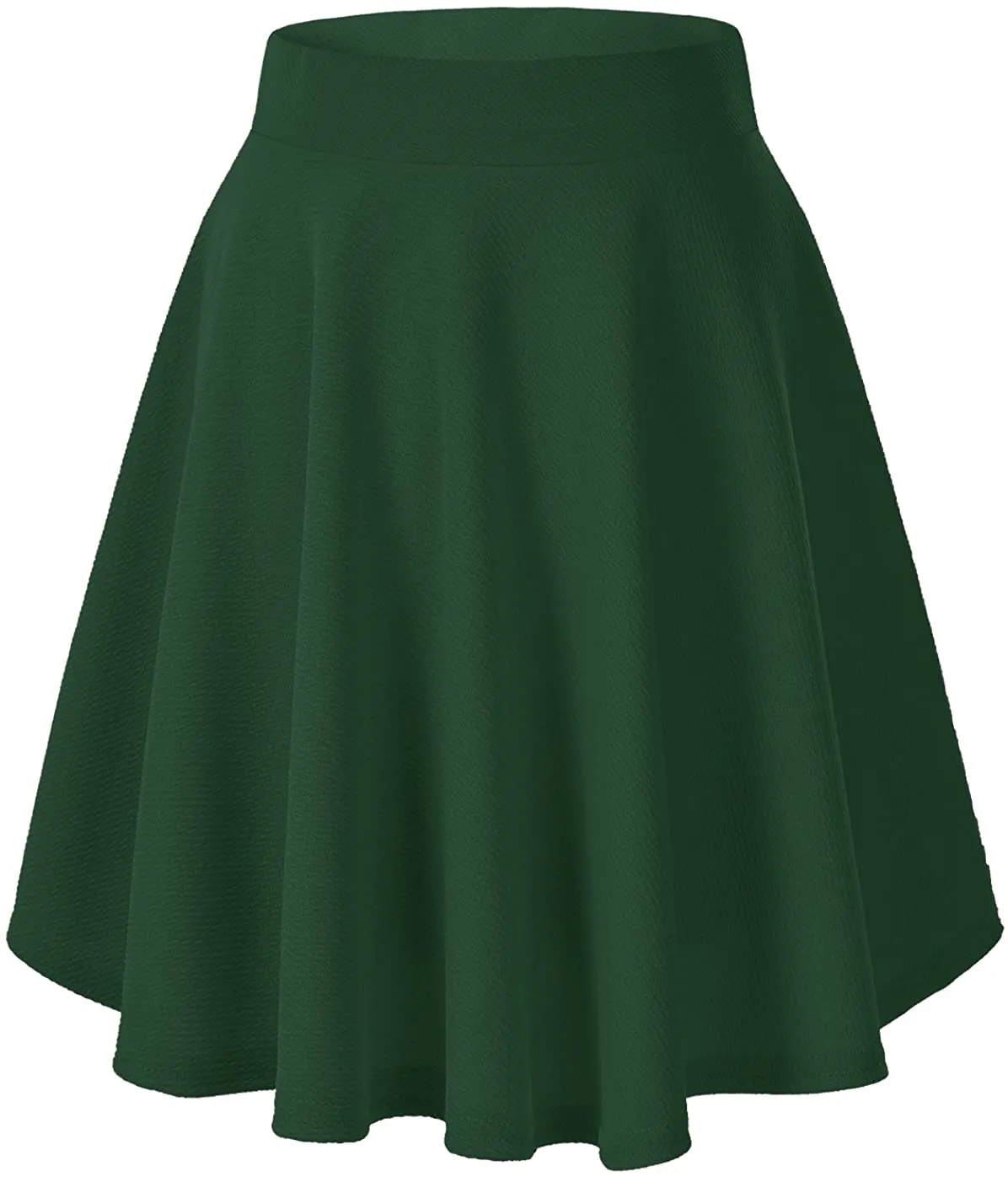 Urban CoCo Women's Basic Versatile Stretchy Flared Casual Mini Skater Skirt