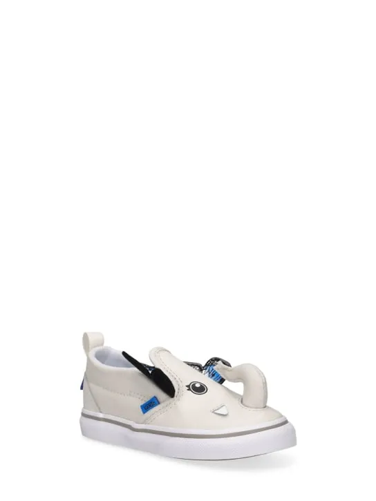 Vans   Elephant leather slip-on sneakers 