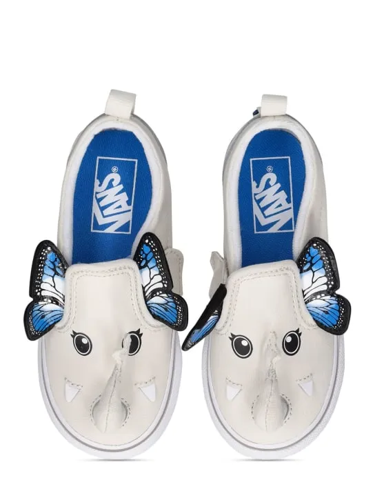 Vans   Elephant leather slip-on sneakers 