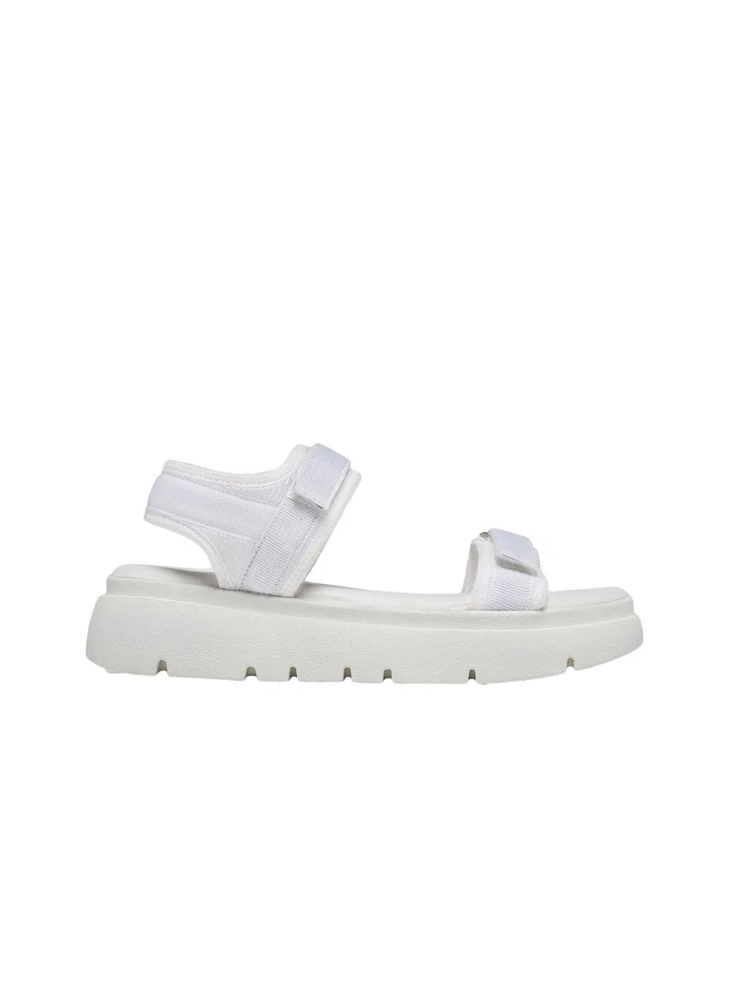 Velina Off White Flatform Heels