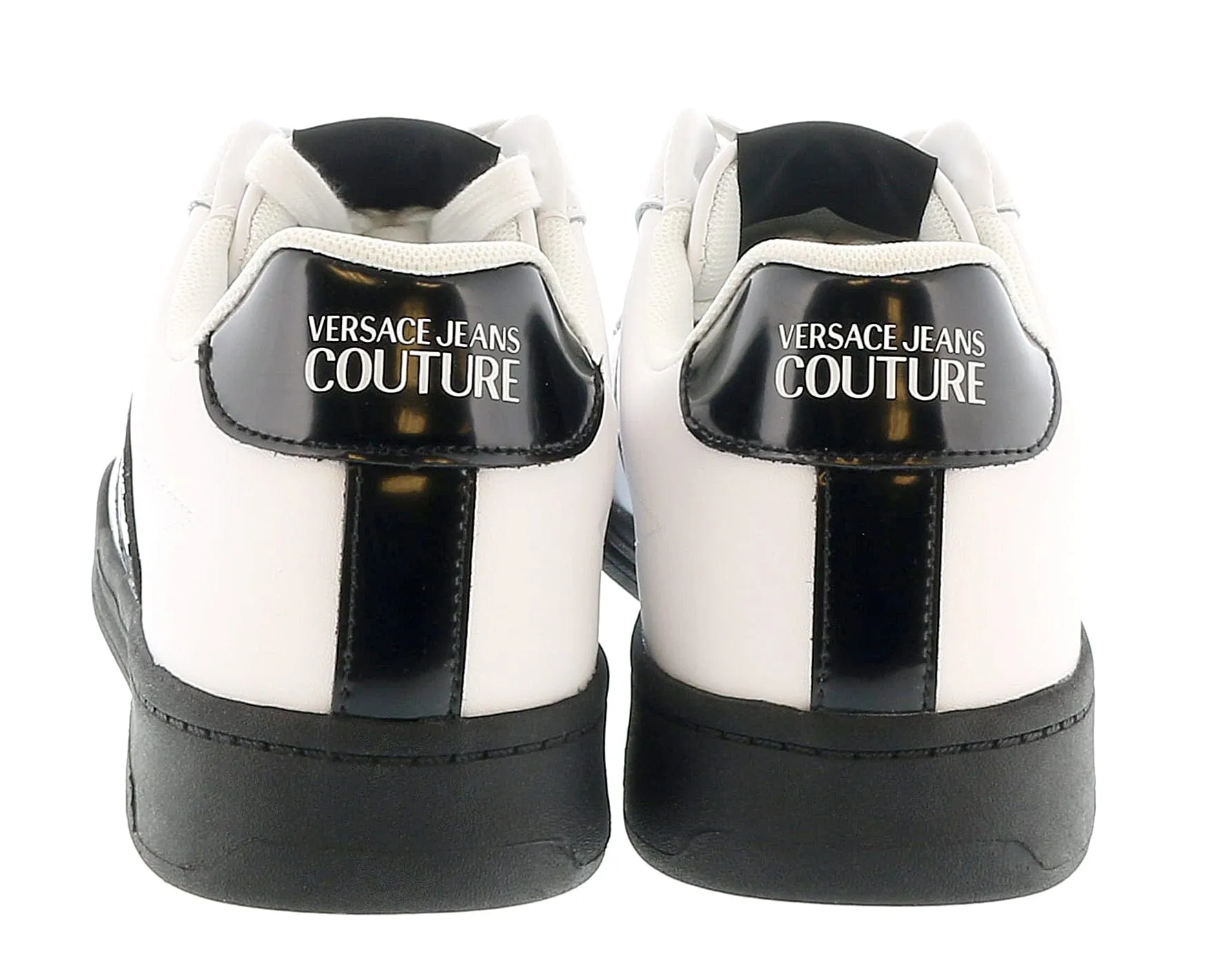 Versace Jeans Couture White Classic Fashion Court Sneakers-