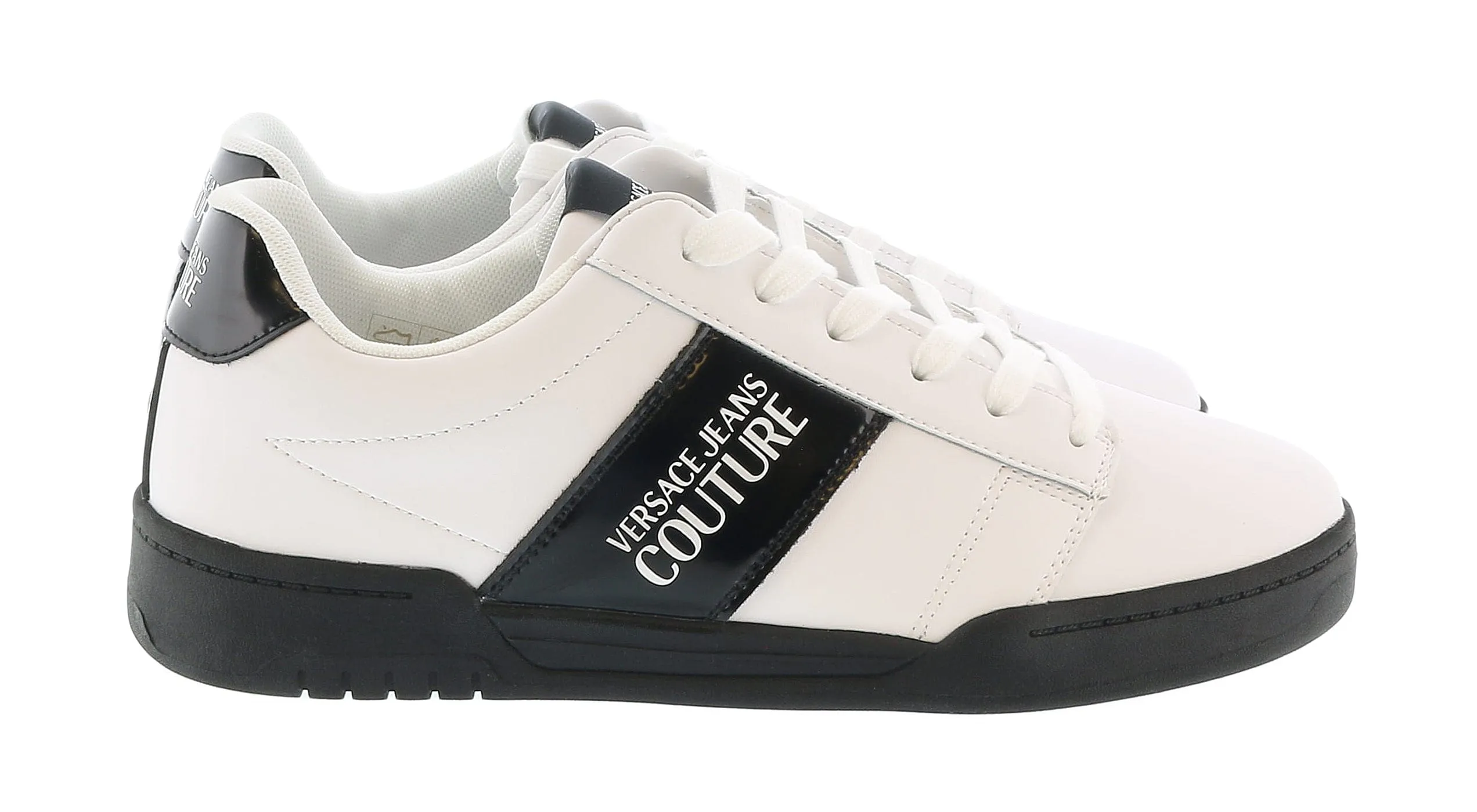 Versace Jeans Couture White Classic Fashion Court Sneakers-
