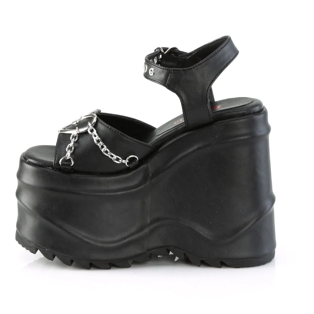 WAVE-09 Black Vegan Leather