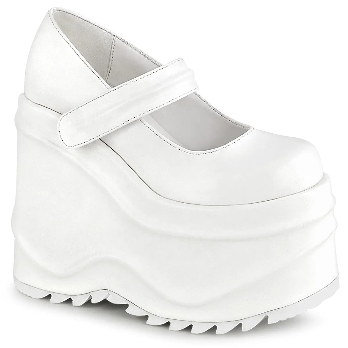 WAVE-32 White Vegan Leather
