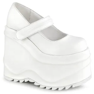 WAVE-32 White Vegan Leather