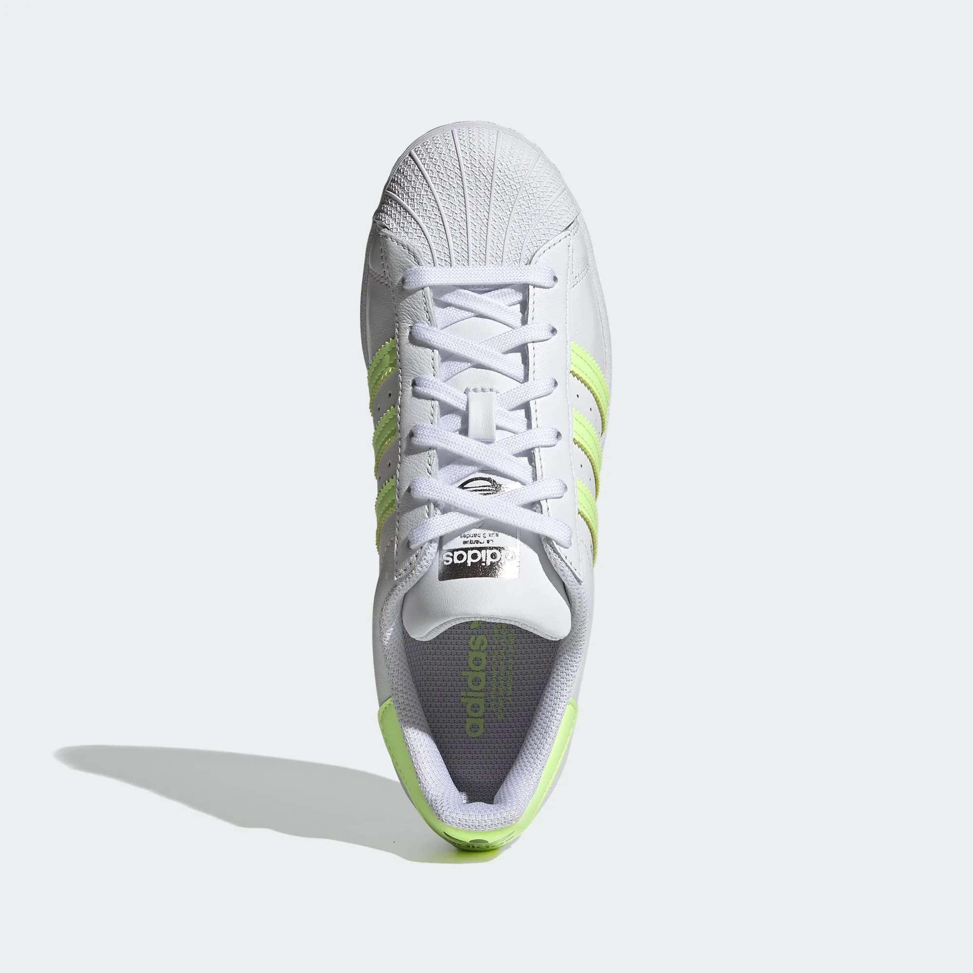 Women's adidas Originals Superstar Shoes White Yellow