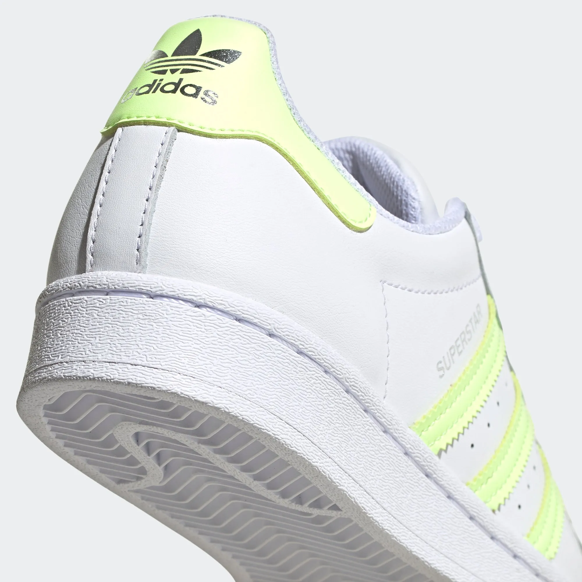 Women's adidas Originals Superstar Shoes White Yellow