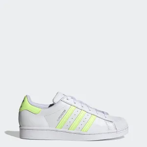 Women's adidas Originals Superstar Shoes White Yellow
