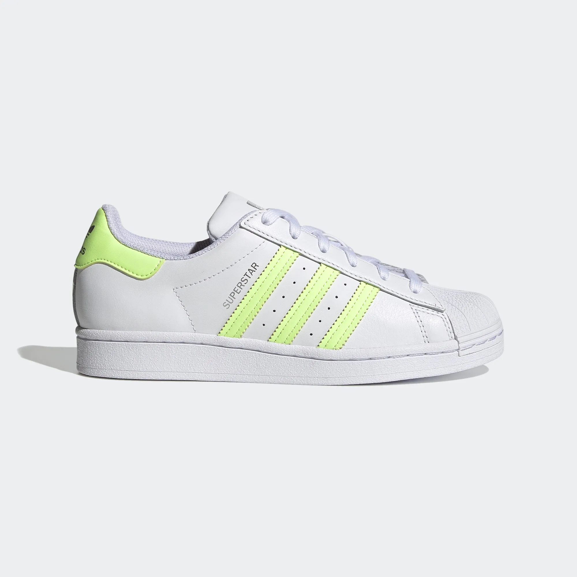 Women's adidas Originals Superstar Shoes White Yellow