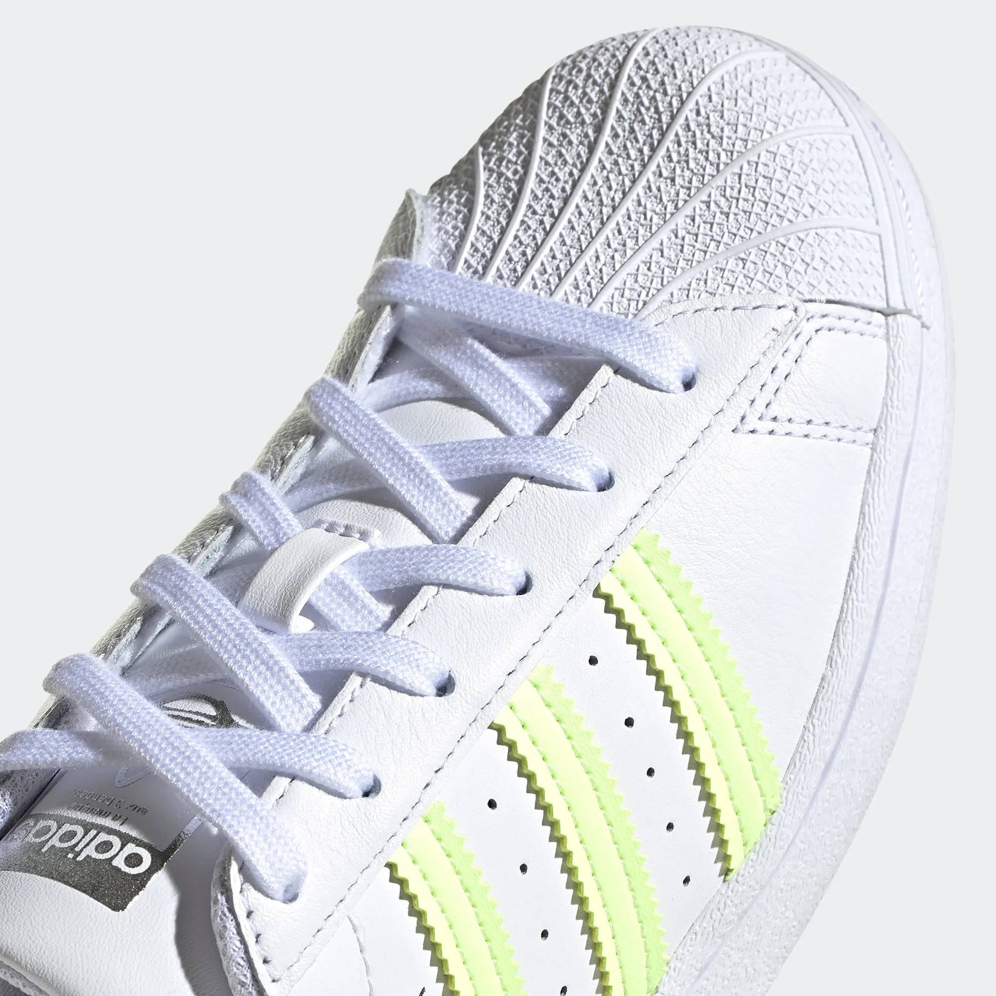 Women's adidas Originals Superstar Shoes White Yellow