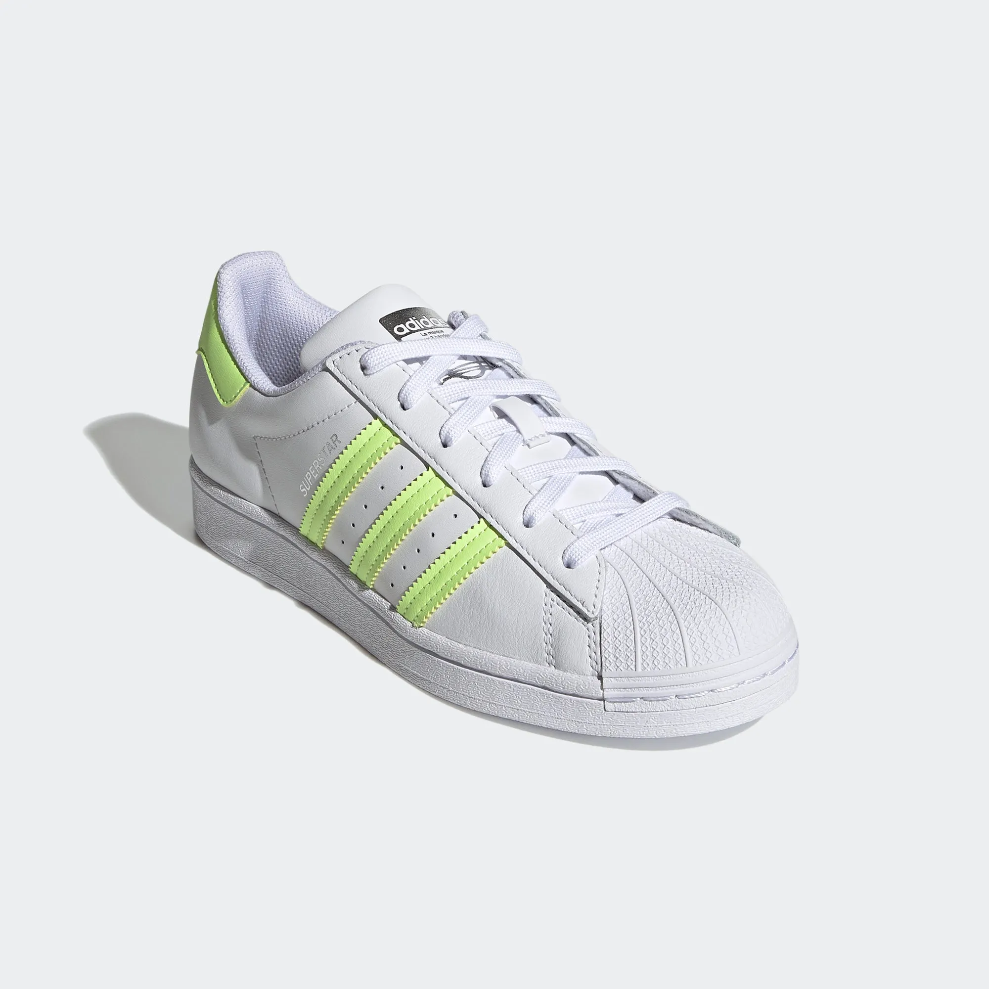 Women's adidas Originals Superstar Shoes White Yellow