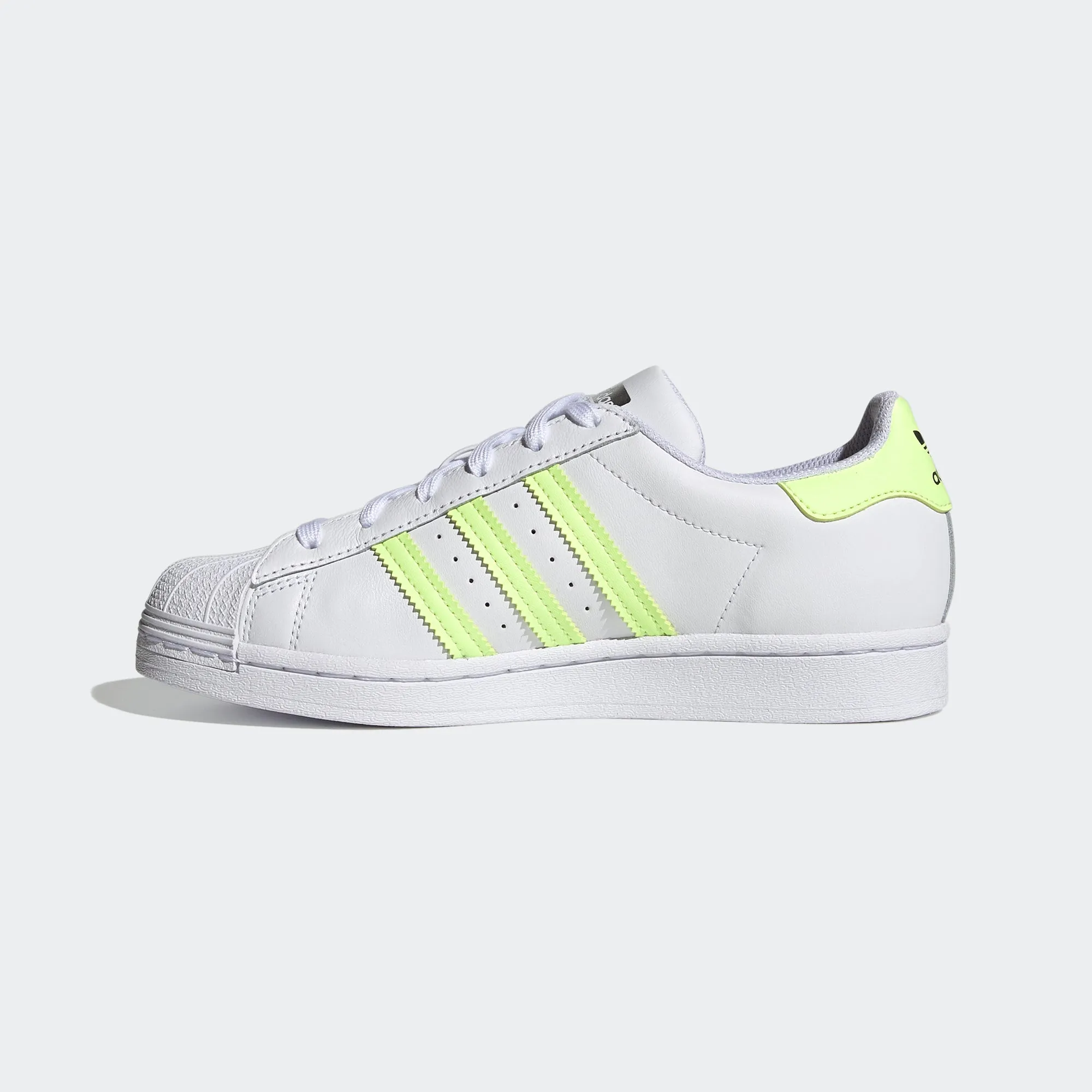 Women's adidas Originals Superstar Shoes White Yellow