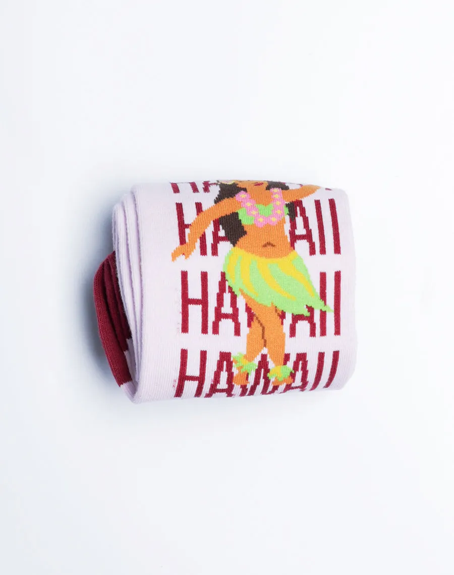 Women's Hawaii Hula Luau Crew Socks