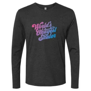 World's Okayest Skater Long Sleeve Crew