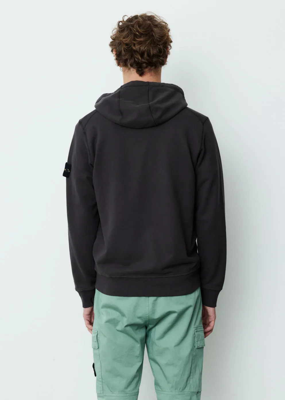 Zip Through Hoodie Charcoal